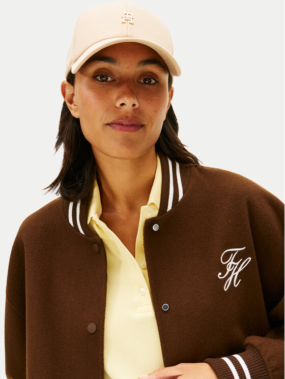 Tommy Hilfiger Tommy Hilfiger Шапка с козирка Elevated Chic AW0AW17631 Бежов