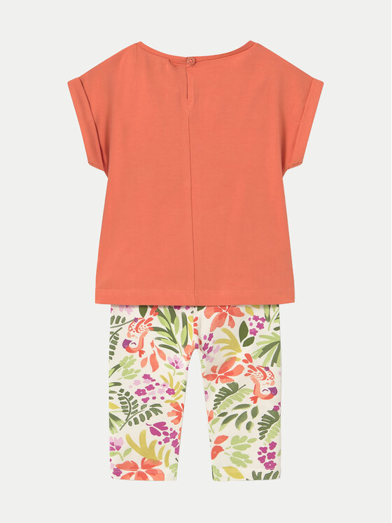 Mayoral Mayoral Set T-Shirt und Leggings 1738 Orange Regular Fit