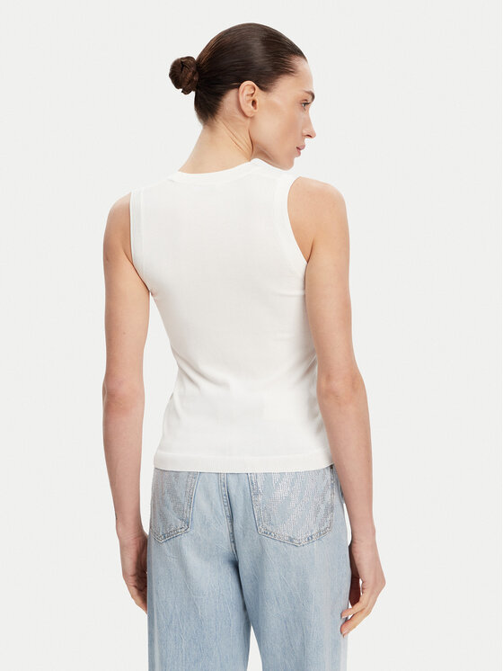 Fracomina Fracomina Top FR25ST4003K414R9 Écru Regular Fit