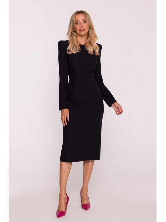 Stylove Stylove Sukienka wieczorowa S412 Czarny A-Line Fit