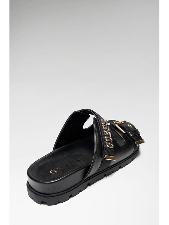 Guess Guess Sandały 183184 Czarny