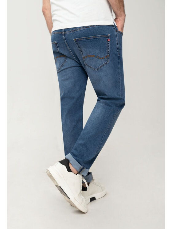 Volcano Volcano Jeansy D-ERIC 5 Niebieski Regular Fit