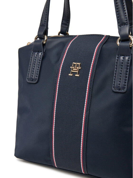 Tommy Hilfiger Tommy Hilfiger Сумка Poppy Small Tote Corp AW0AW17204 Cиній
