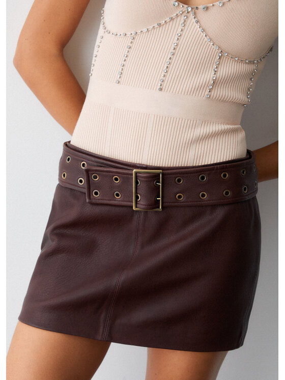 Liu Jo Liu Jo Minigonna PA6002P0412X0744 Marrone Regular Fit