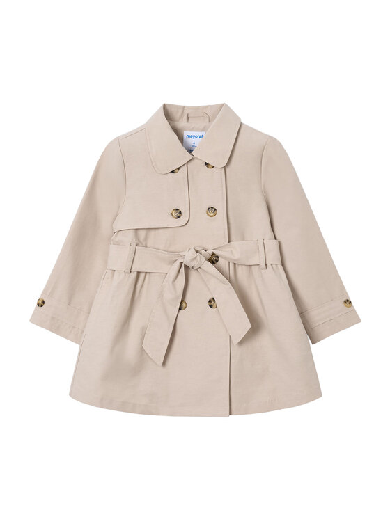 Mayoral Mayoral Tenchcoat 3459 Beige Regular Fit
