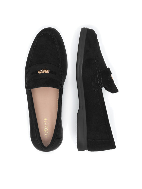 DeeZee DeeZee Mokasyny 13-1120-4 Czarny