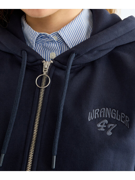 Wrangler Wrangler Bluza 112386835 Granatowy Regular Fit