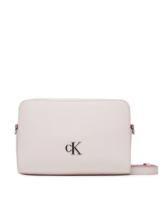 Geantă Calvin Klein Jeans Minimal Monogram Ew Camera Bag LV04K3162G Écru