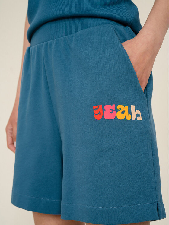 Outhorn Outhorn Спортни шорти OTHSS23TSHOF112 Син Relaxed Fit