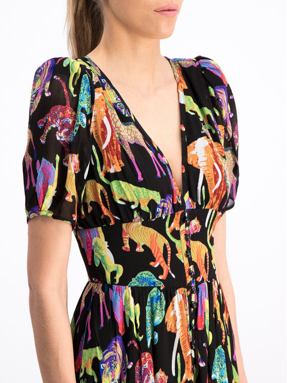 The Kooples The Kooples Літня сукня Funky Jungle FROB18055K Кольоровий Regular Fit