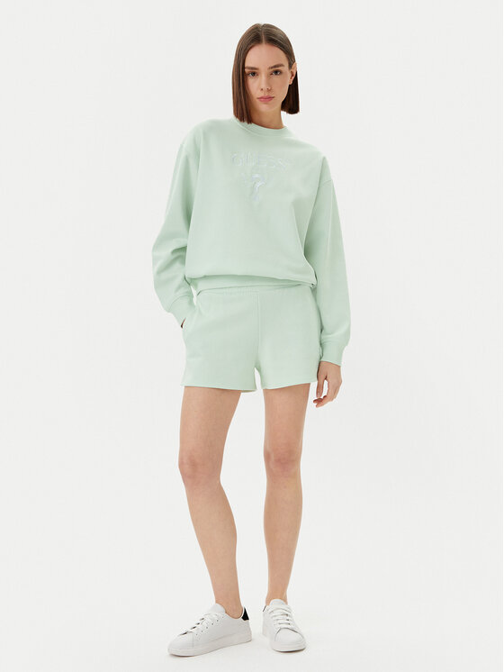 Guess Guess Sport rövidnadrág V5GD19 KC3D2 Zöld Relaxed Fit