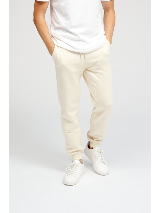 TeeShoppen Męskie Joggery, rozmiar XS, Beżowe, 'Basic Collection'