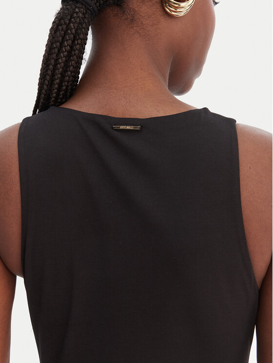 Just Cavalli Just Cavalli Coctailkleid 80PAOB01 CJB04 Schwarz Slim Fit