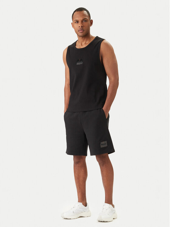 HUGO HUGO Tank top marškinėliai Darrio 50557629 Juoda Regular Fit