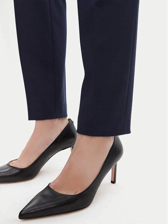 BOSS BOSS Pantaloni chino Tiluna 50535203 Bleumarin Slim Fit