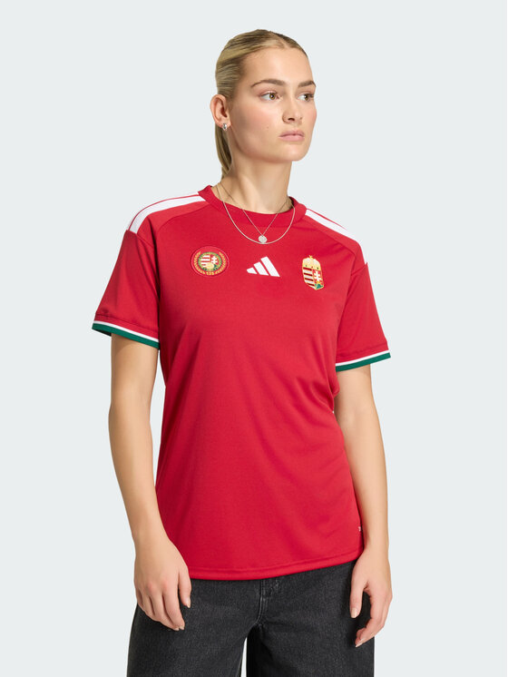 adidas adidas Koszulka techniczna 162446 Czerwony Regular Fit