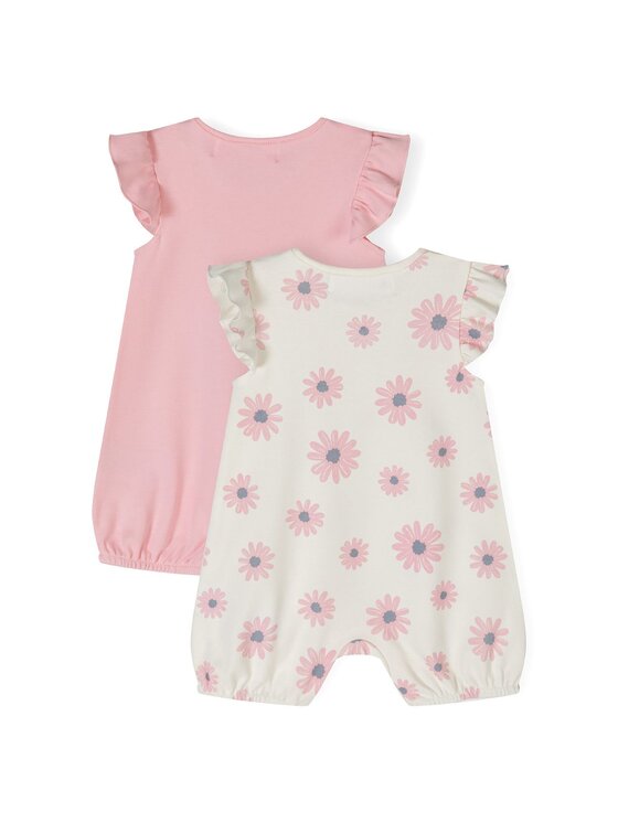 MINOTI MINOTI Komplet 2 par pajacy 24babypack22 Różowy