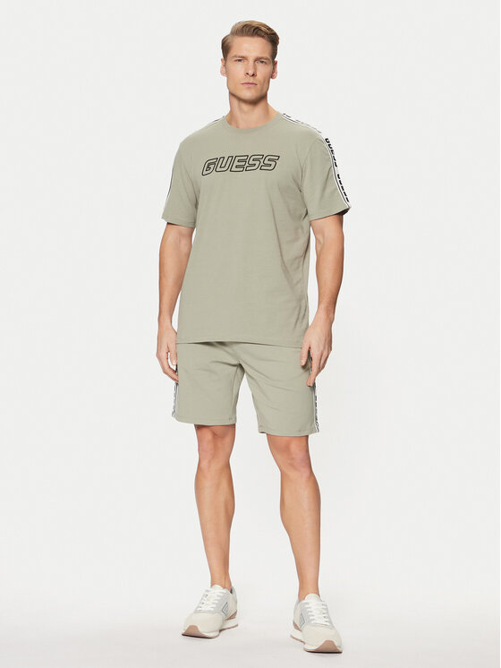 Guess Guess Marškinėliai Z4GI18 J1314 Žalia Regular Fit