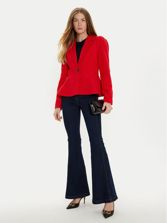 Vero Moda Vero Moda Sakko Tahina 10318703 Rot Slim Fit