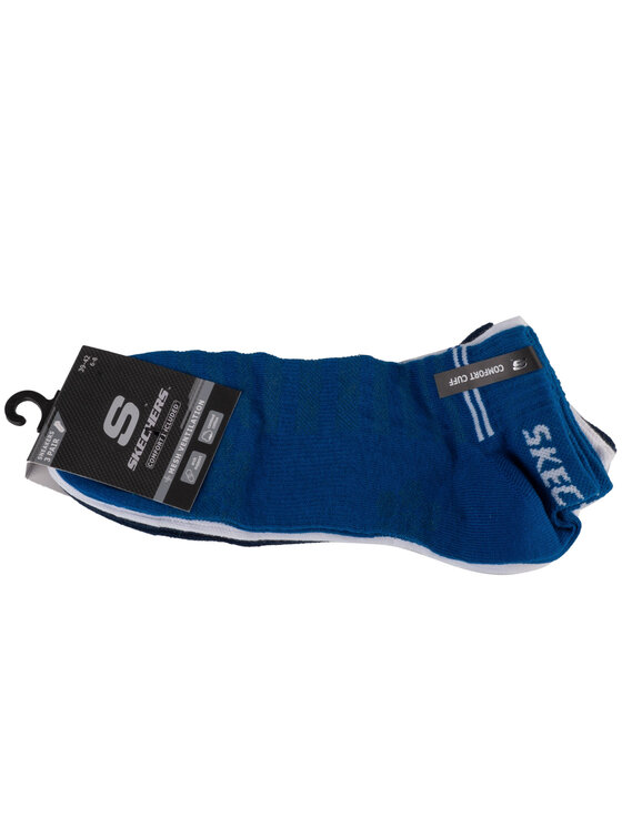 Skechers Skechers Calzini corti Skechers 3PPK Unisex Mesh Ventilation Quarter Socks Bianco