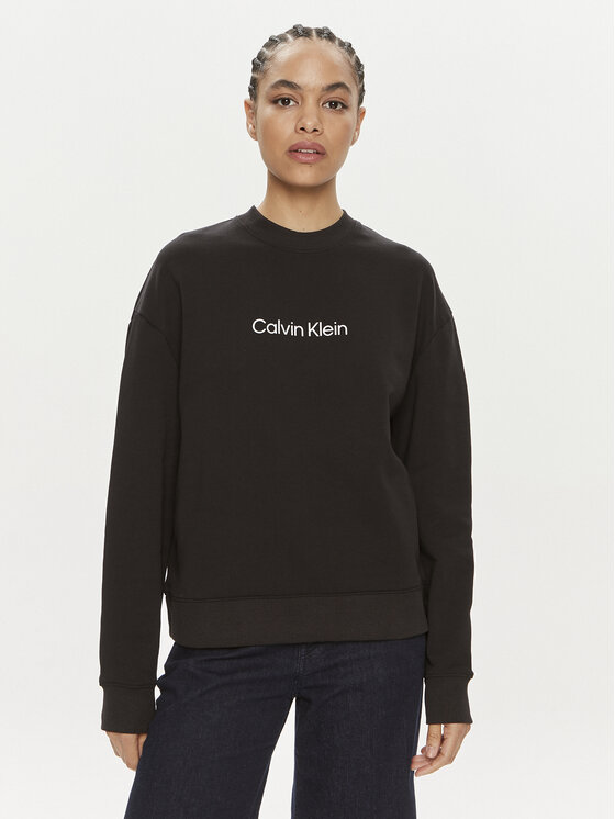 Calvin Klein Calvin Klein Μπλούζα Hero Logo K20K205450 Μαύρο Regular Fit
