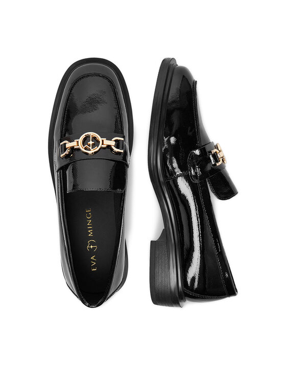 Eva Minge Eva Minge Loafers EO-NOOR-330-25A-N337 Čierna