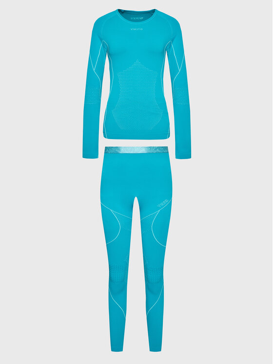 Viking Viking Termoaktyvių apatinių komplektas Lotta 500/23/6764 Mėlyna Slim Fit
