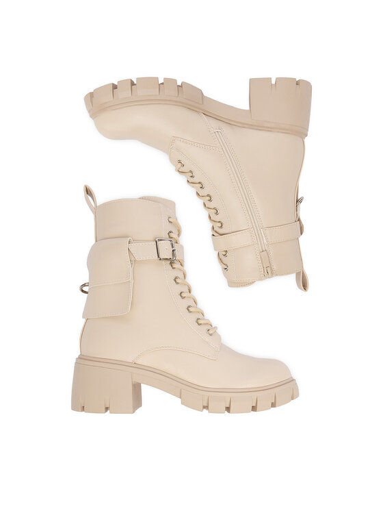 DeeZee DeeZee Schnürschuhe 17193-13 Beige