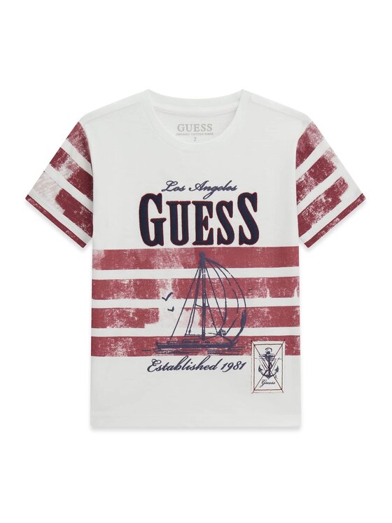 Guess Kids Guess Kids T-Shirt 180119 Λευκό Classic Fit