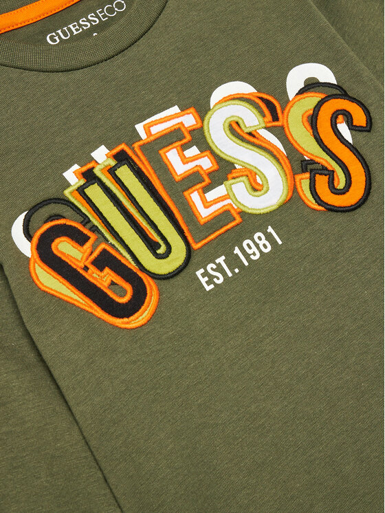 Guess Guess Blusa N3BI17 I3Z13 Verde Regular Fit