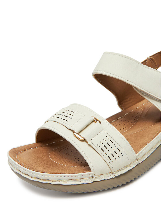 Clara Barson Clara Barson Sandalen WYL05010-09 Écru