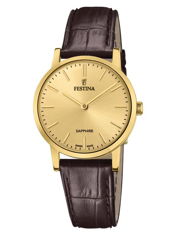 Festina Festina Zegarek F20017/2 Brązowy