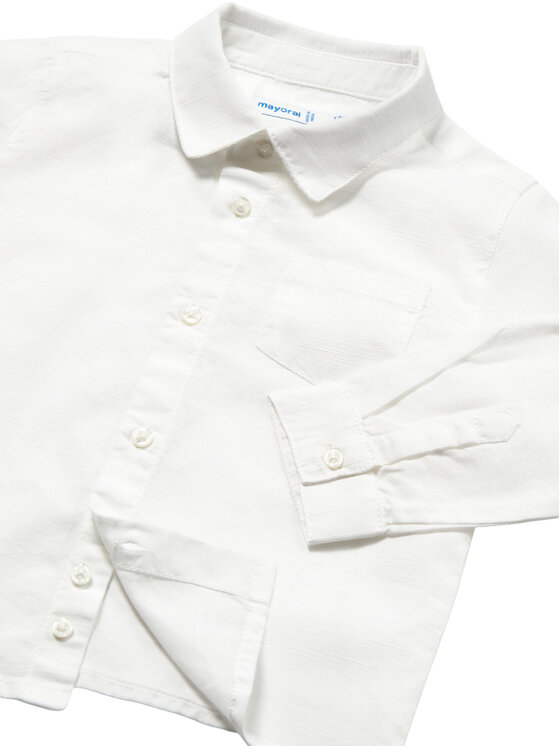 Mayoral Mayoral Särk 1118 Valge Regular Fit