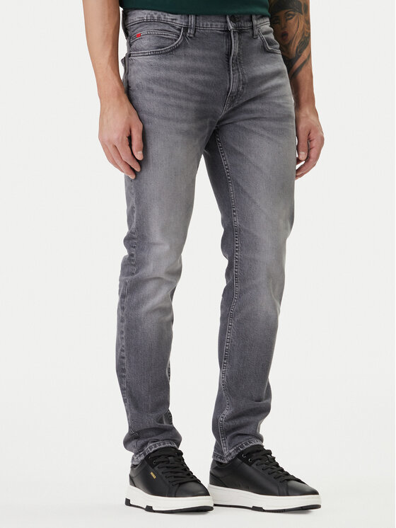 HUGO HUGO Blugi 50556103 Gri Slim Fit