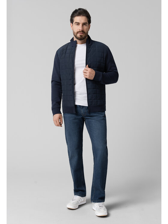 Volcano Volcano Bluza B-CORF Granatowy Regular Fit