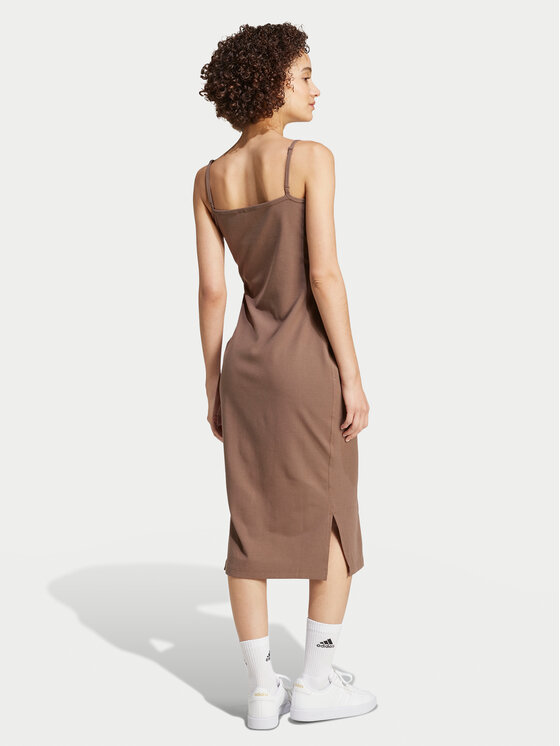 adidas adidas Haljina za svaki dan ALL SZN IX3795 Smeđa Slim Fit
