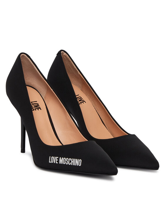 LOVE MOSCHINO LOVE MOSCHINO Pantofi cu toc subțire JA10299G1OIM0000 Negru