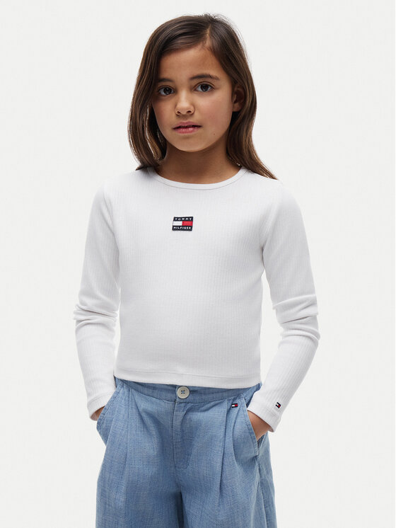 Tommy Hilfiger Tommy Hilfiger Blusa KG0KG09065 Bianco Regular Fit