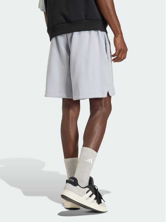 adidas adidas Szorty materiałowe 158908 Szary Loose Fit