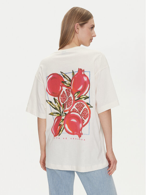 Vero Moda Vero Moda T-Shirt Taz Hailey 10337839 Biały Regular Fit
