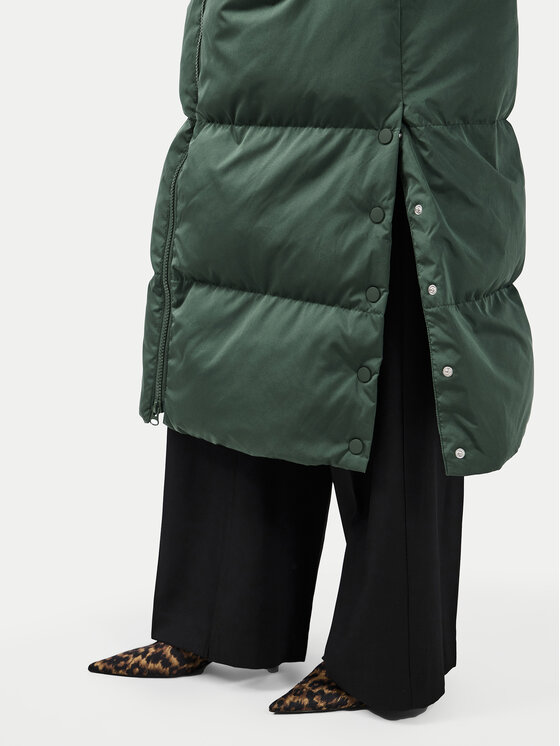 YAS YAS Pūkinė striukė 26030707 Žalia Regular Fit