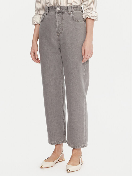 Marella Marella Jeans 2523186084 Grigio Mom Fit