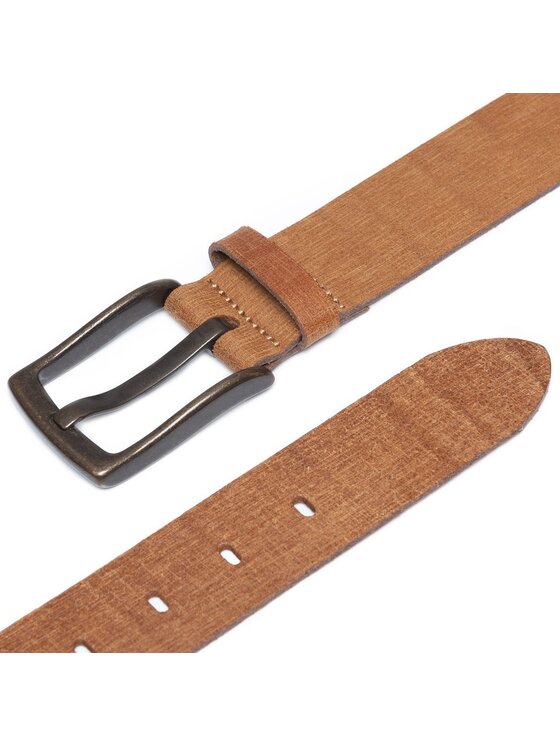 Mustang Mustang Pasek Męski BELT Brązowy