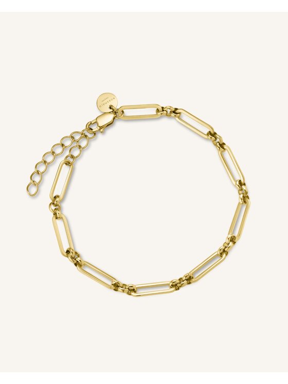 Rosefield Rosefield Bransoletka Chunky Bracelet Gold Złoty