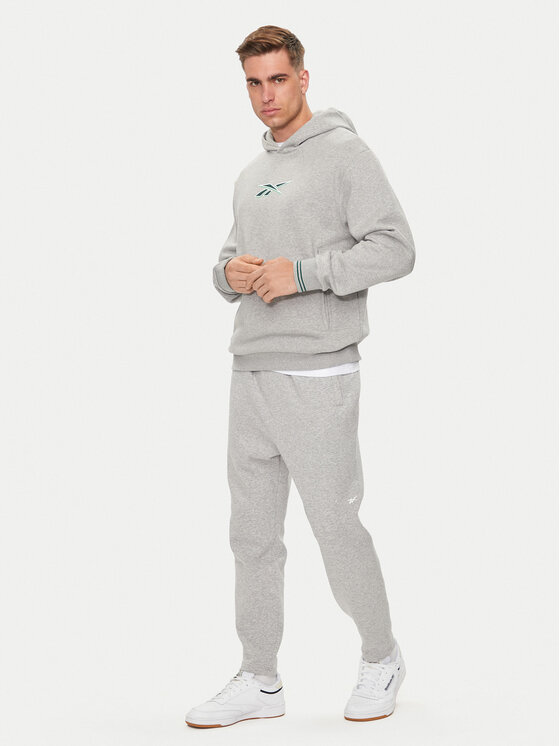 Reebok Reebok Spodnie dresowe Activ Coll Dreamblend 100075606 Szary Regular Fit