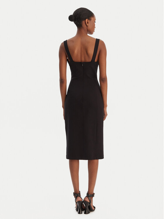 Versace Jeans Couture Versace Jeans Couture Kokteiļkleita 80HAO940 J0092 Melns Slim Fit