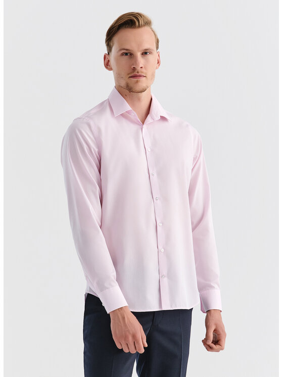 Pako Lorente Pako Lorente Koszula P000B-1X-001 Różowy Slim Fit