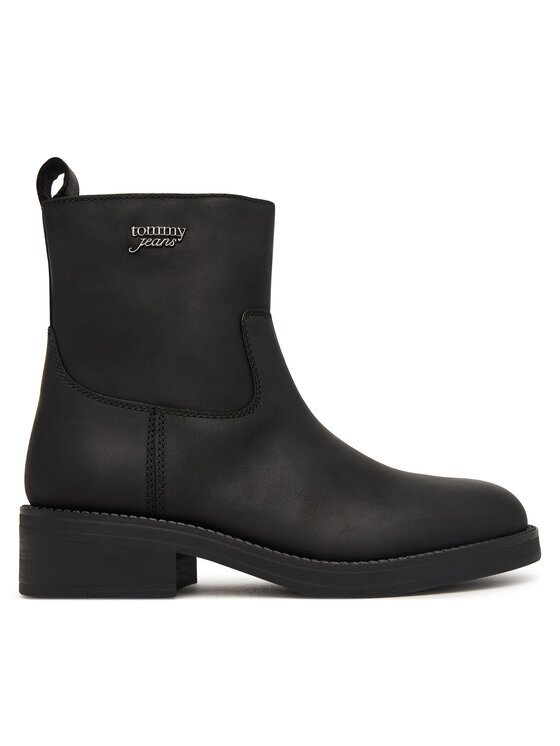 Tommy Jeans Tommy Jeans Stiefeletten Tjw Soft Sole Chelsea Boots Lth EN0EN03080 Schwarz