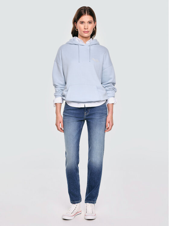 BIG STAR BIG STAR Bluza RAISALA Niebieski Basic Fit