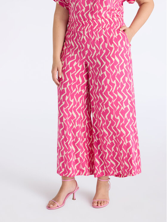 Fiorella Rubino Fiorella Rubino Pantaloni di tessuto P000L002276N0S9 Rosa Regular Fit